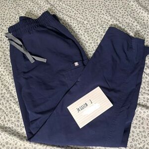 FIGS NAVY high waisted pants- Large